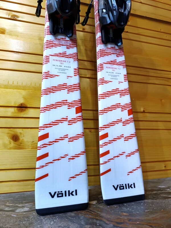 LYŽE VOLKL PEREGRINE 7.2 RED 151CM --MODEL 2025--
